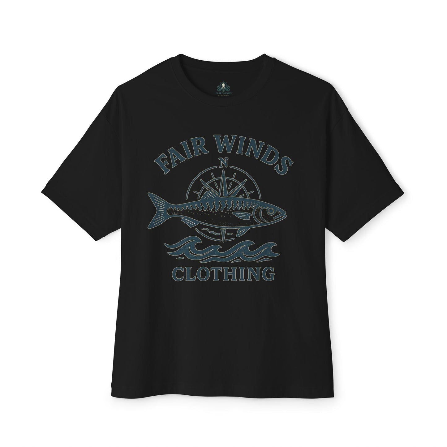 Sardine Oversized Tee for Casual Style Lovers - Fair Winds Clothing