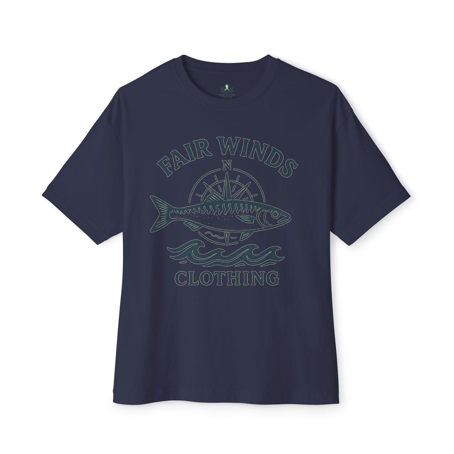 Sardine Oversized Tee for Casual Style Lovers - Fair Winds Clothing