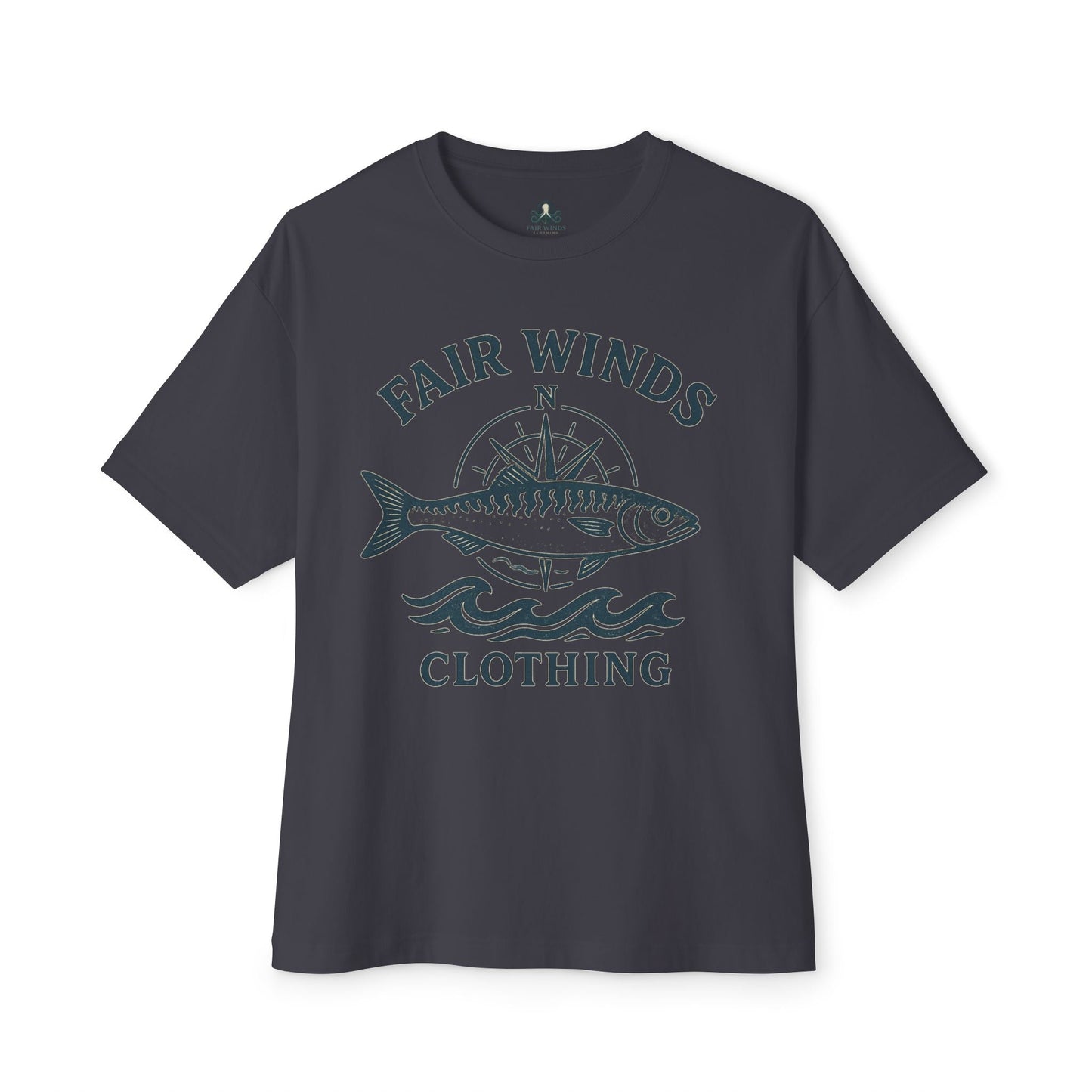 Sardine Oversized Tee for Casual Style Lovers - Fair Winds Clothing
