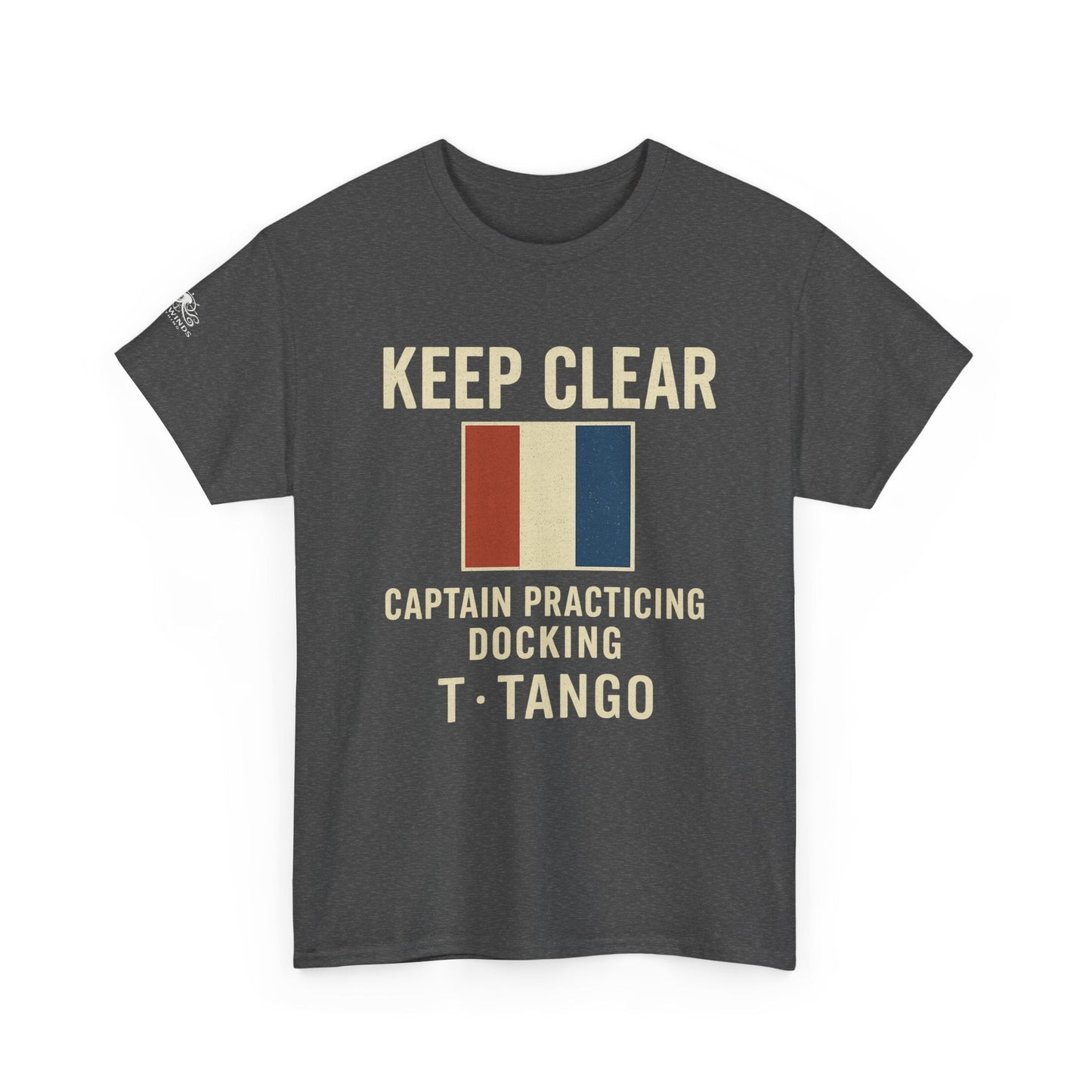 Tango Signal Flag - Keep Clear Vintage Graphic, Casual Wear, Gift for Him & Her, Summer Outfits, Simple Streetwear - Fair Winds Clothing