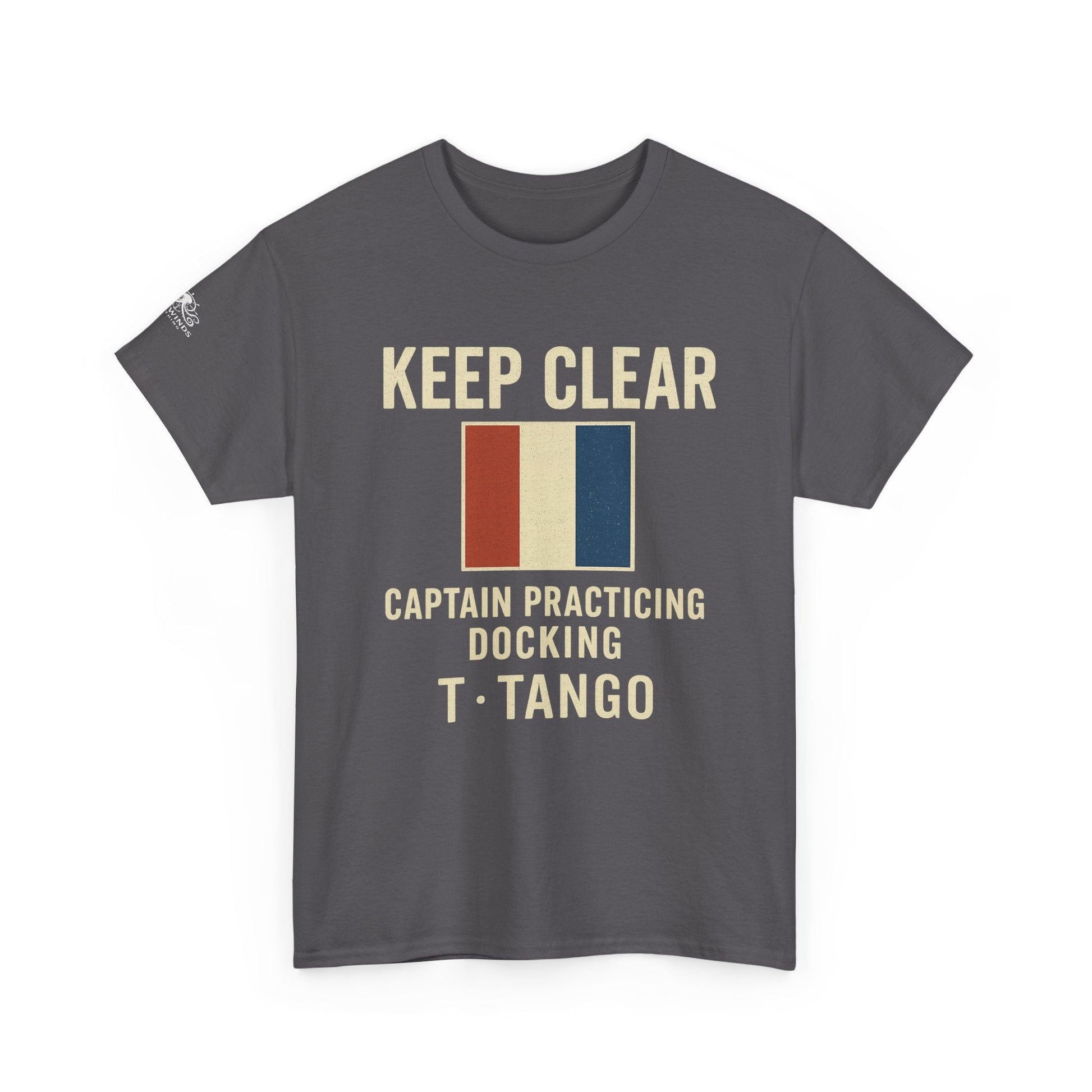 Tango Signal Flag - Keep Clear Vintage Graphic, Casual Wear, Gift for Him & Her, Summer Outfits, Simple Streetwear - Fair Winds Clothing