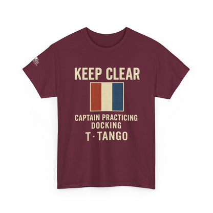 Tango Signal Flag - Keep Clear Vintage Graphic, Casual Wear, Gift for Him & Her, Summer Outfits, Simple Streetwear - Fair Winds Clothing