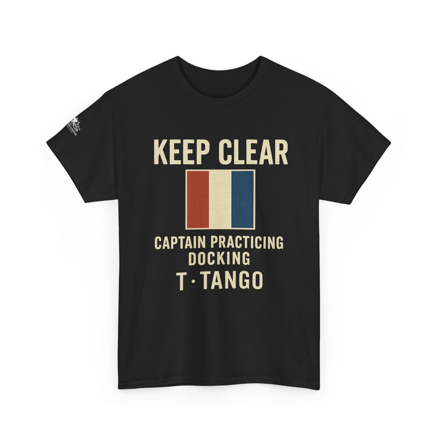 Tango Signal Flag - Keep Clear Vintage Graphic, Casual Wear, Gift for Him & Her, Summer Outfits, Simple Streetwear - Fair Winds Clothing