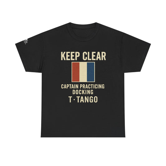 Tango Signal Flag - Keep Clear Vintage Graphic, Casual Wear, Gift for Him & Her, Summer Outfits, Simple Streetwear - Fair Winds Clothing