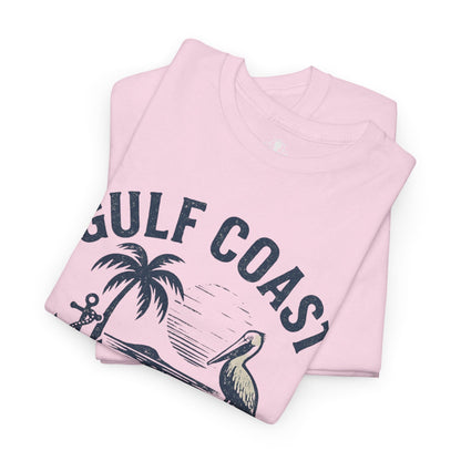 Tee: Gulf Coast Born and Tide Raised Unisex Heavy Cotton - Fair Winds Clothing