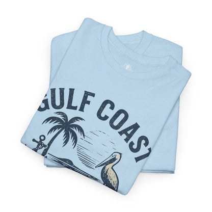 Tee: Gulf Coast Born and Tide Raised Unisex Heavy Cotton - Fair Winds Clothing